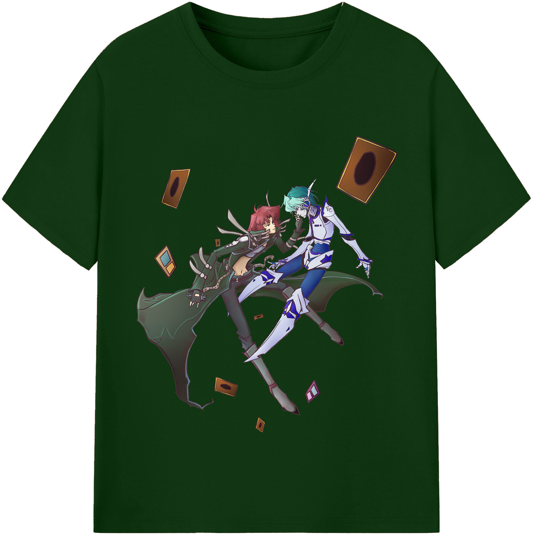 （画像用） 遊☆戯☆王 Yu-Gi-Oh! 綿100％半袖Tシャツ（フロントプリント）